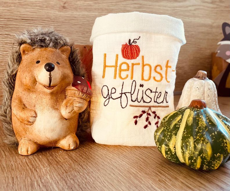 ITH Lichterbeutel Herbst 8 Motive Kürbis Laub Blätter image number 5
