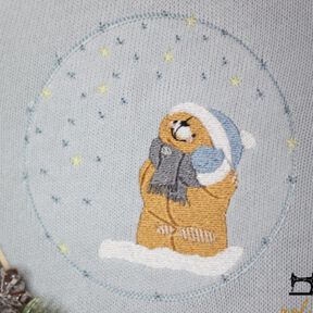 Stickdatei Willy der Winterbär