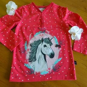 Shirt MATTI mit Knopfleiste Gr. 74 - 164