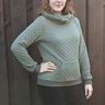 Lisa – Hoodie mit Wickelkapuze oder Kragen, BU 80-116,A4+A0 thumbnail number 2