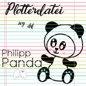Philipp Panda Plotterdatei Pandabär