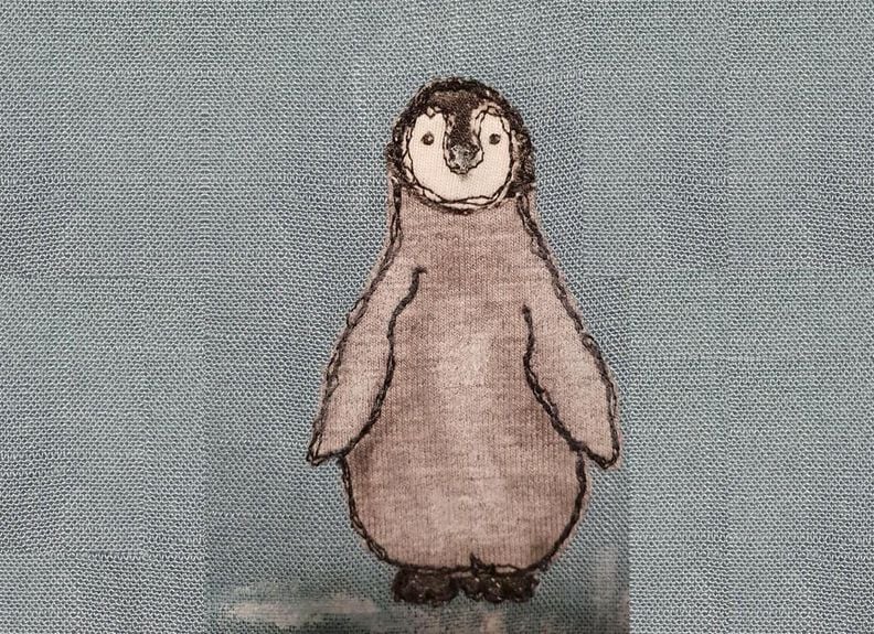 Applikationsvorlage und Nähanleitung Pinguin Baby image number 1