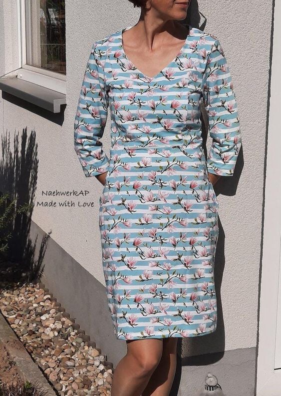 Figurwunder Kleid VICTORIA Größe 32 – 52 (XS – XXXXL) image number 9
