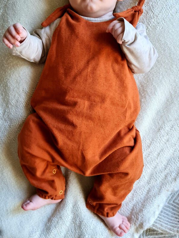 Romper MILO / Einteiler aus Webstoff & Musselin  image number 2