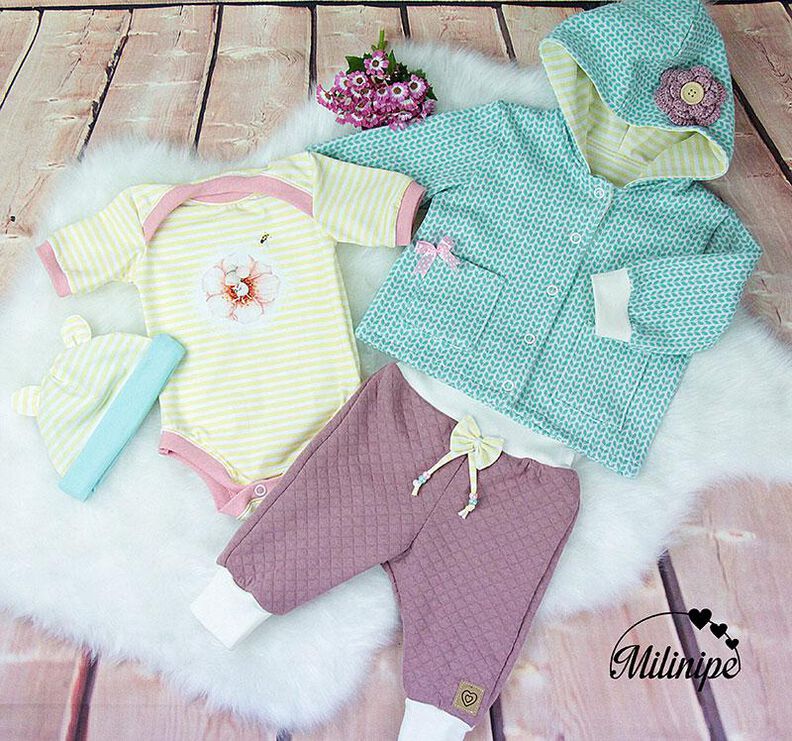 Jacke mit Beleg oder Wendejacke "Henriette", Gr. 62 - 104 image number 5