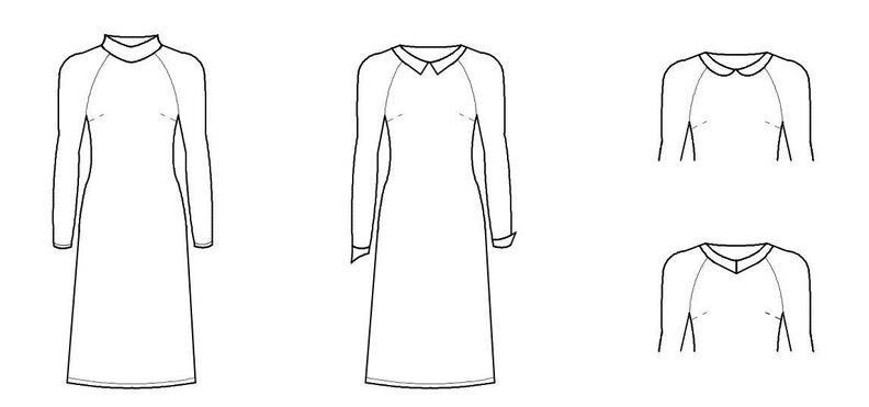 Kleid Susi Gr.34-52, PDF-Schnittmuster A4, A0 image number 2