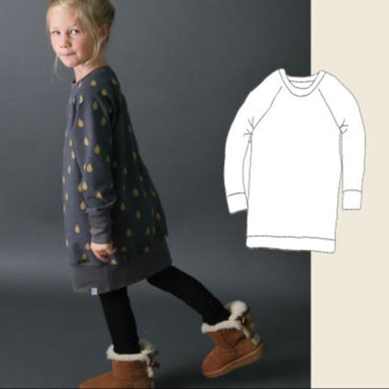 "Every-Day-Dress Girls" Sweat-Kleid /Schnittmuster image number 1