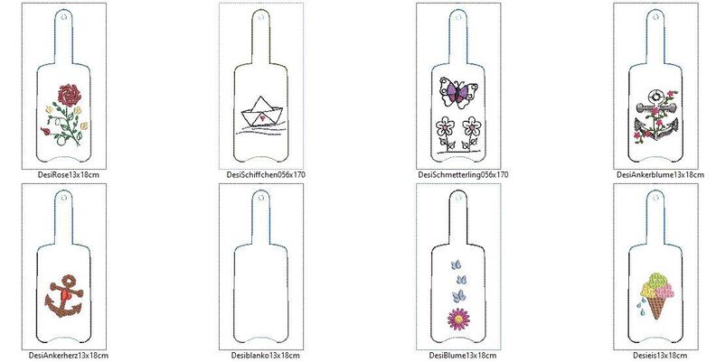 Stickdatei Desinfektionstasche ITH 16 Motive image number 2