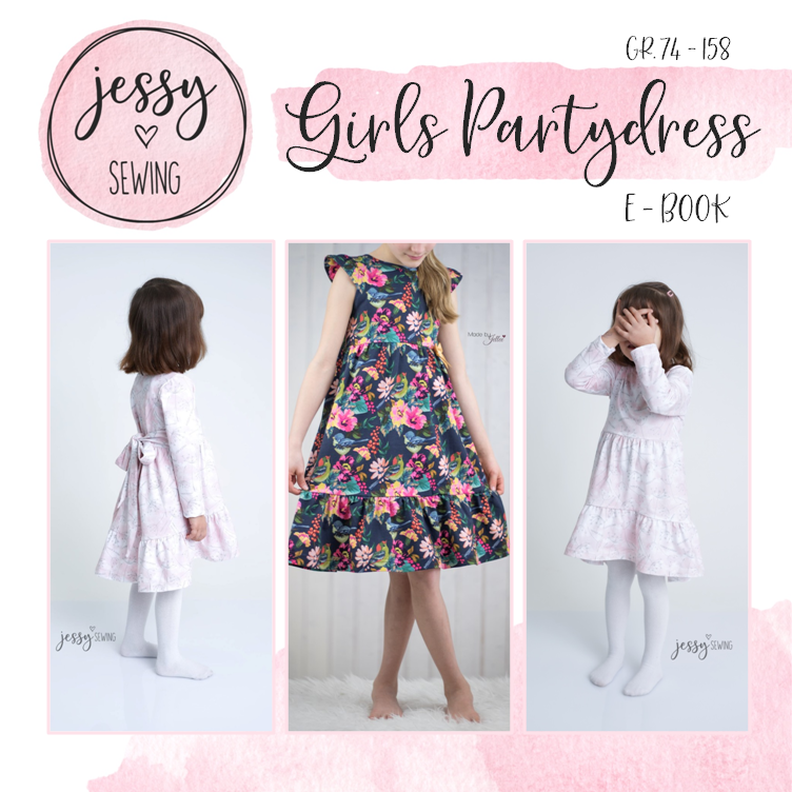 *Girls Partydress* Kleid GR. 74 BIS 158 Kleid Einschulung image number 1