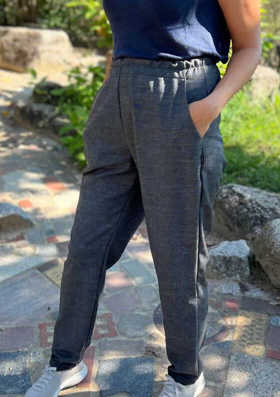  Loose fit Hose Solskin Gr. 32-50 High Waist, A0 image number 6
