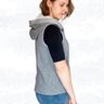Daria Sweatjacke/Weste mit Knöpfen und Kapuze BU 80-116 thumbnail number 7