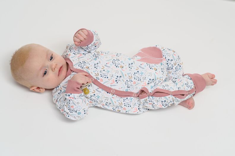 Schnittmuster Baby Strampler mit Knopfleiste LISA image number 7
