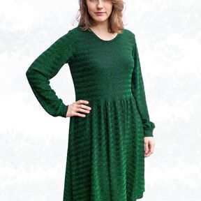 Kyara Jerseykleid Ballonärmeln, Kräuselrock BU 80-116 A4+A0