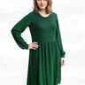 Kyara Jerseykleid Ballonärmeln, Kräuselrock BU 80-116 A4+A0 thumbnail number 2
