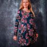Tulpenkleid / A-Linie mit Wiener Nähten  Elsa Größe 32-56 thumbnail number 7