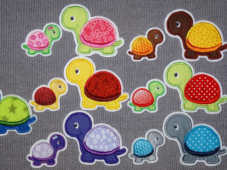 Schildkröte Stickdatei Schildi  Luise und Herbert image number 6