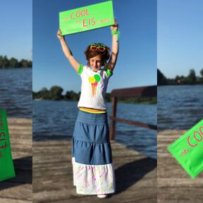 Maxima: sommerlicher Maxistufenrock mit Biesen: ebook 92-158