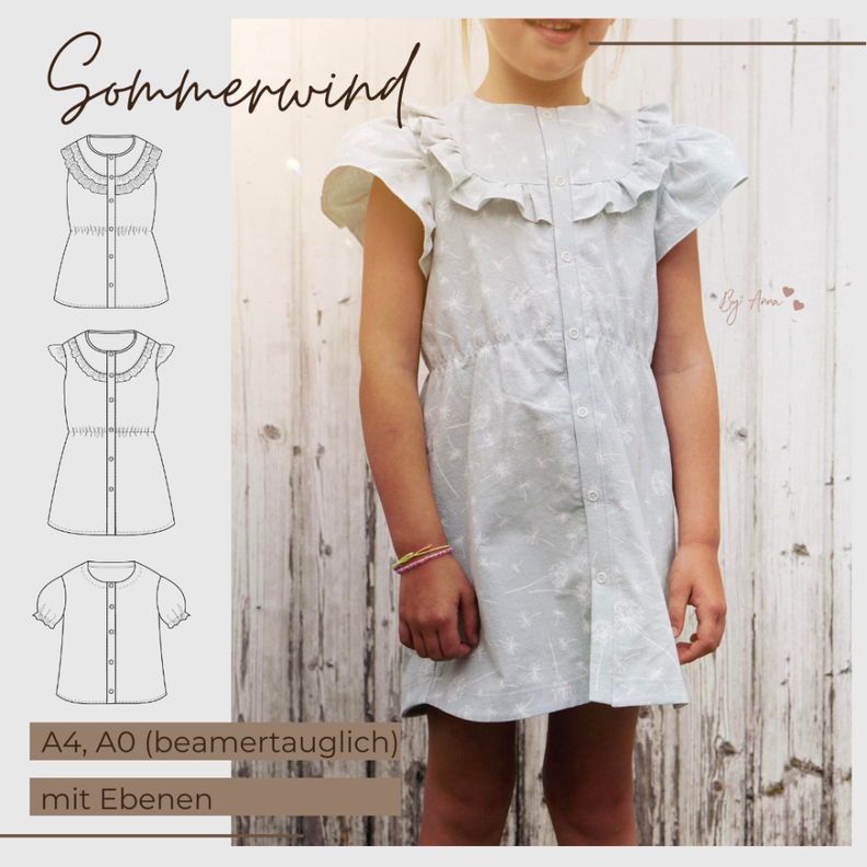 Bluse Tunika Kleid Sommerwind (Gr. 86 - 134) image number 1