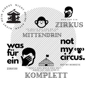 Plotterdatei Zirkus-Serie (6 St&uuml;ck)