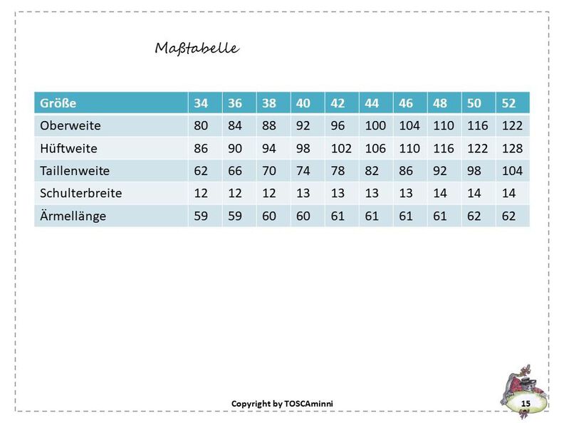 Mantel Romika Gr. 34-46 Schnittmuster image number 10