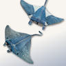 Topflappen nähen aus alten Jeans, Mantarochen  thumbnail number 3