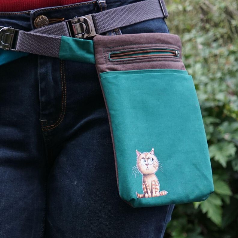 Bauchtasche Gürteltasche in 2 Größen nähen image number 5