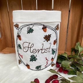 Stickdatei Herbst Rahmen mehrere Größen
