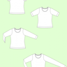 Maja – enges Jersey Shirt, 4 Ärmellängen, BU 80-116, A4+A0 thumbnail number 4