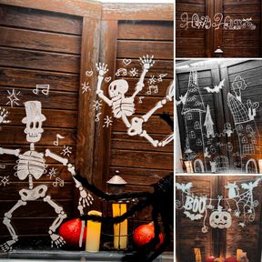 Fensterbild-Vorlage "Halloween" -BUNDLE PDF Fensterbild-Vorlage "Halloween" -BUNDLE PDF
