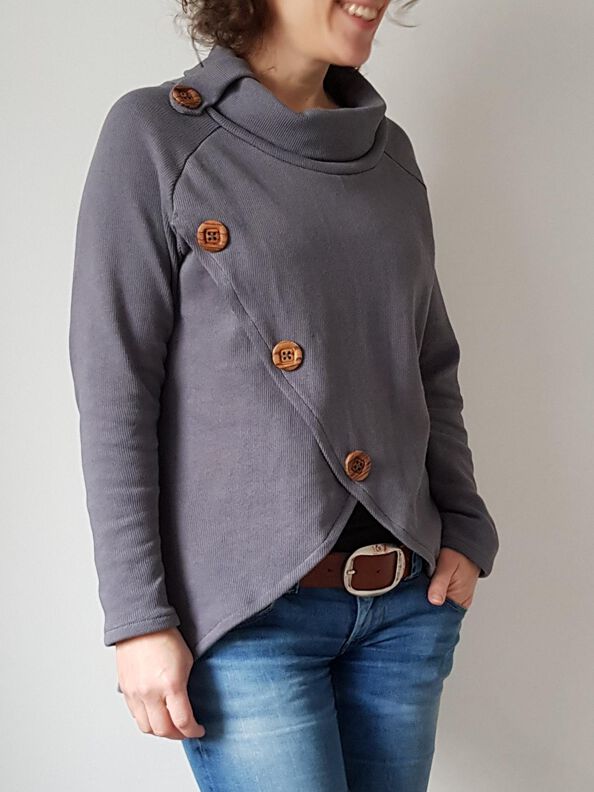 Molly - Schnittmuster Damen Pullover 34-54 image number 2