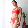 Xalli | Asymmetrischer Bikini, Top und Rock mit Ring thumbnail number 8
