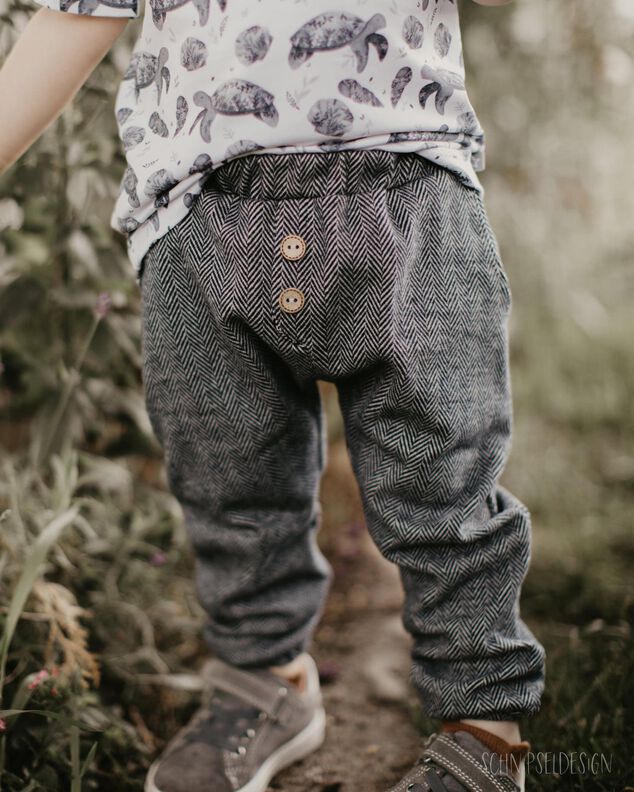 (inkl. Beamerdatei) CL*OVER 'button' Pants KIDS image number 7