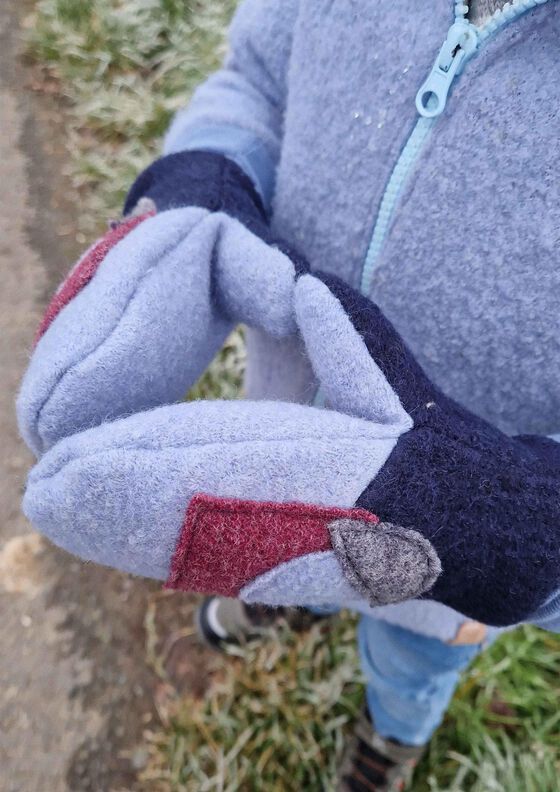 Handschuhe Sne Gr. 56-170 A0, Walk, Fleece image number 3