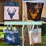 "Trage-Tasche Hirsch" mit Applikation - Anleitung + Schnitt thumbnail number 7