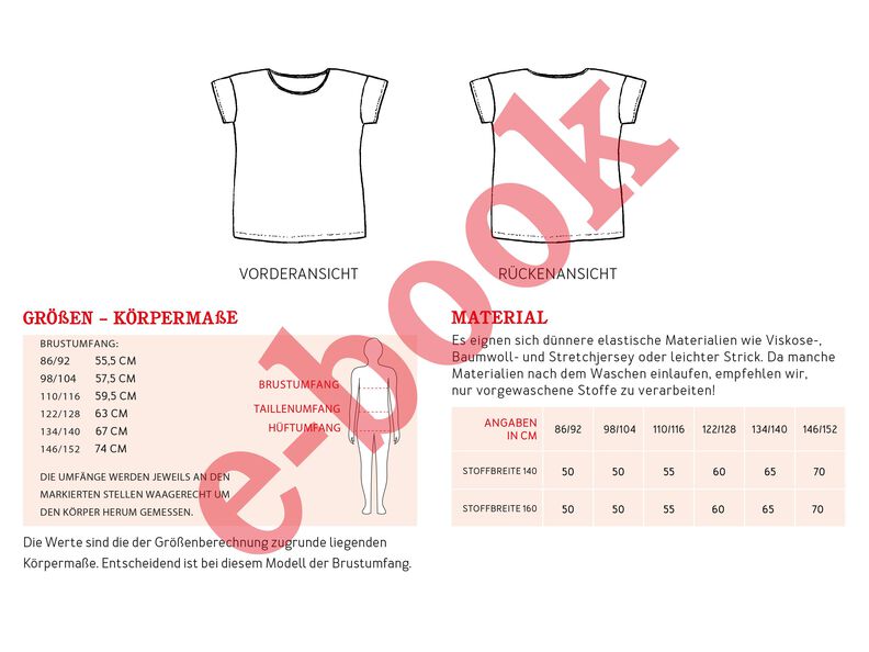 TINA - lässiges Basicshirt mit kurzen Ärmeln 86-152 image number 6