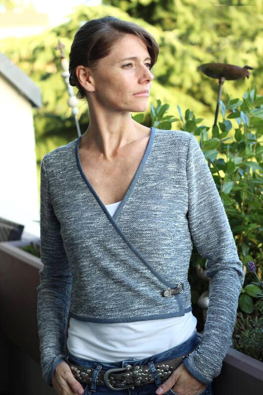 Wickelbolero (34-58) Weste DONA MARIPOSA Damen Schnittmuster image number 5
