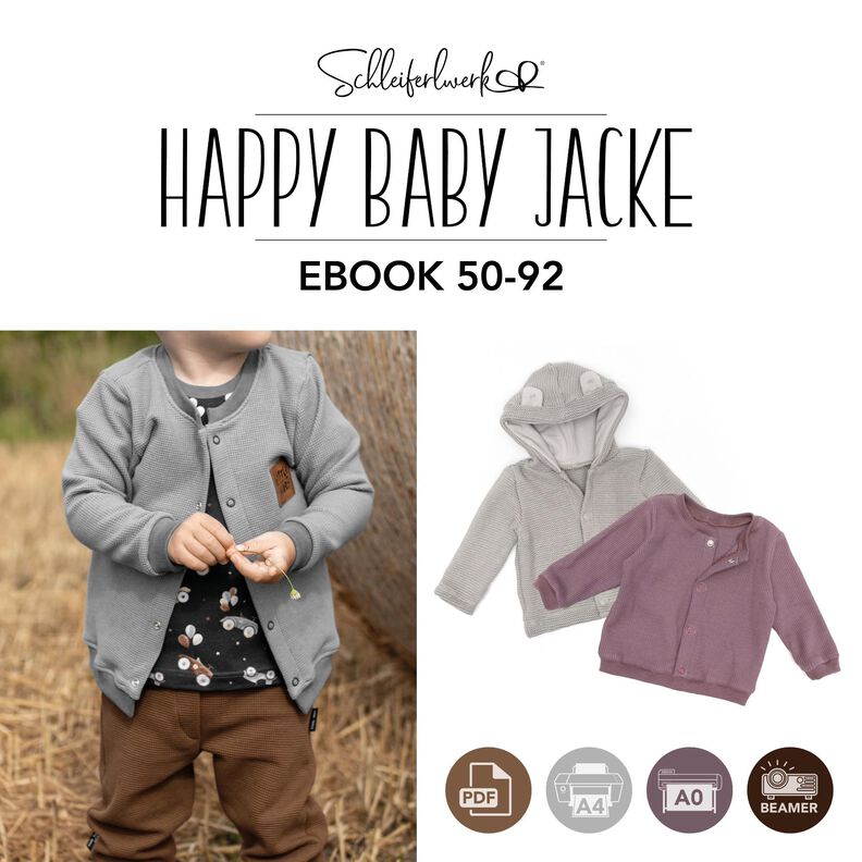 Happy Baby Jacke | Schleiferlwerk | eBook | Größen 50-92 image number 1