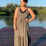 *Ladies Partydress Webware* Stufenkleid Gr. 32 bis 56 Boho thumbnail number 2