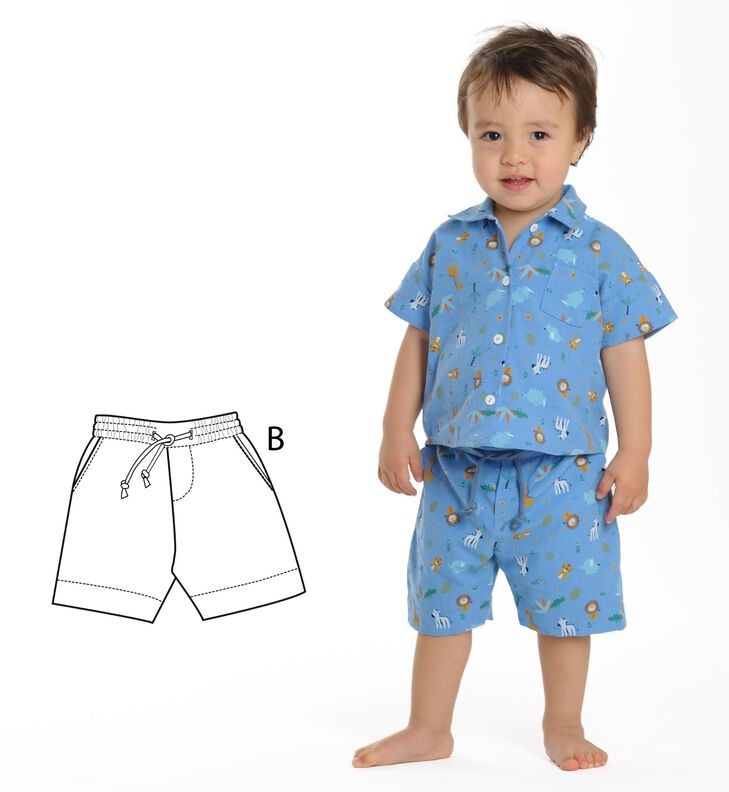 Noah Schnittmuster Hose für Baby/Kleinkind-Jungen   image number 2