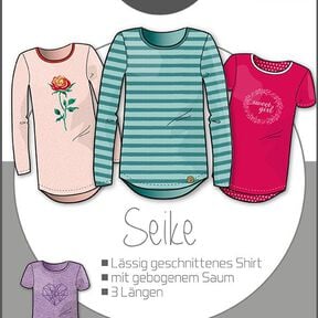 Ebook/Nähanleitung Shirt Seike Mädchen Gr. 80-164 Ebook/Nähanleitung Shirt Seike Mädchen Gr. 80-164
