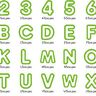 5cm Buchstaben und Zahlen Stickdatei Alphabet Zahl thumbnail number 3