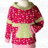 Kinder Sweatkleid „Yuna“ mit Kapuze oder Kragen 86-158 A4+A0 thumbnail number 3