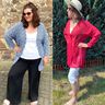 Sommer Kimono Bluse Kleid Jacke Cover-Up FLORES ♥Gr. 34-56 thumbnail number 10