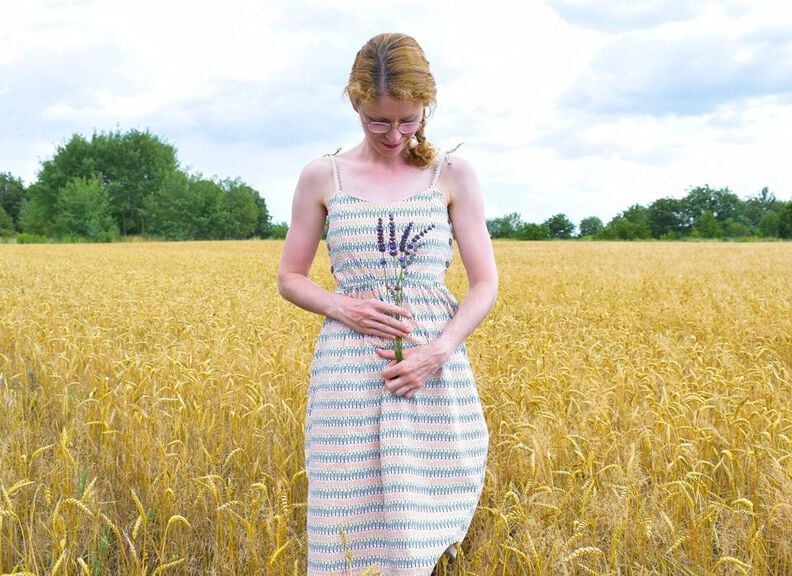 Sommerkleid "Sommerlotte" mit Cut-Outs Gr.34-48 image number 5