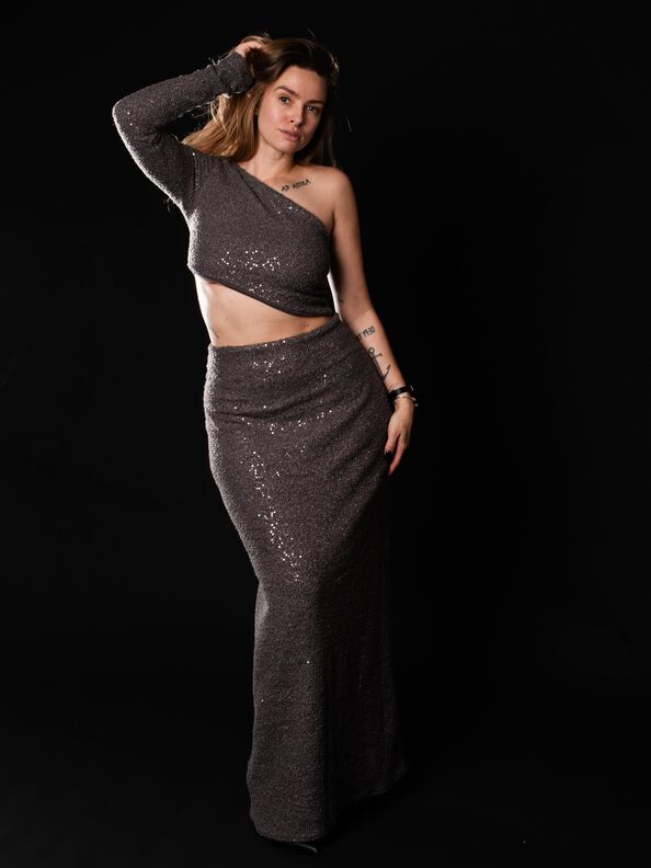 INFINITY SLIP SKIRT fließender Rock Damengr. 30-62 image number 9