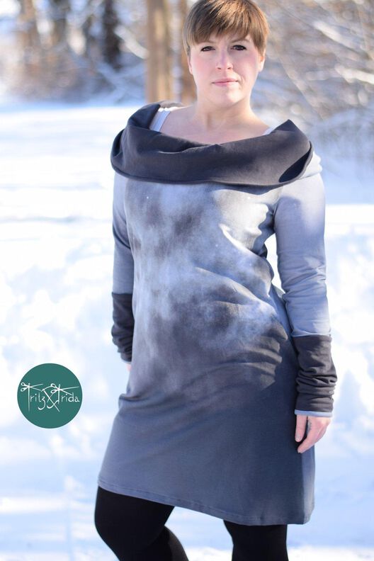 Kapuzenkleid Kragenheldin - Nähanleitung und Schnittmuster image number 6