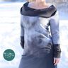 Kapuzenkleid Kragenheldin - Nähanleitung und Schnittmuster thumbnail number 6
