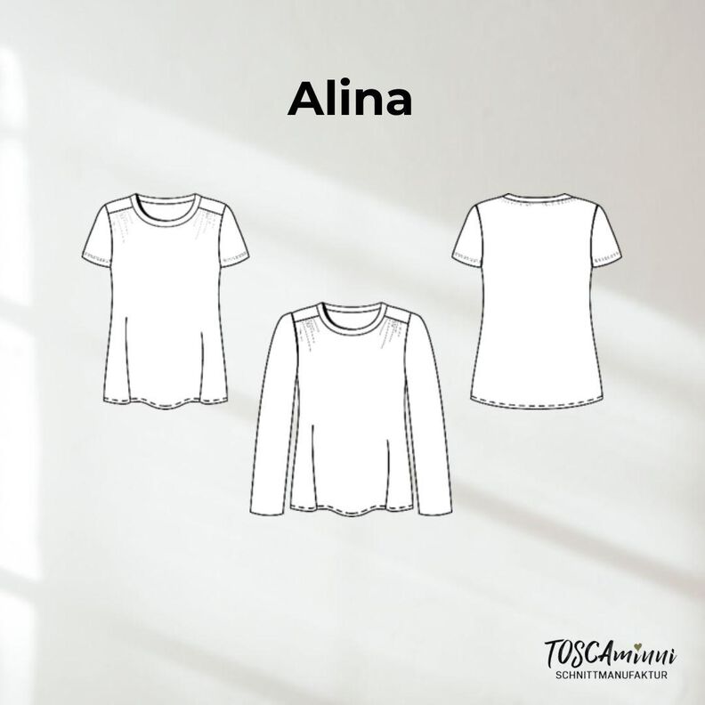 Schnittmuster Damen Shirt Alina "maxi" Gr. 34-54  image number 5