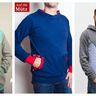 Männer - Hoodie TIM XS - XXXL Kragen + Kapuze thumbnail number 2
