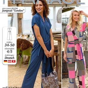 Jumpsuit LONDON Nähanleitung + Schnitt